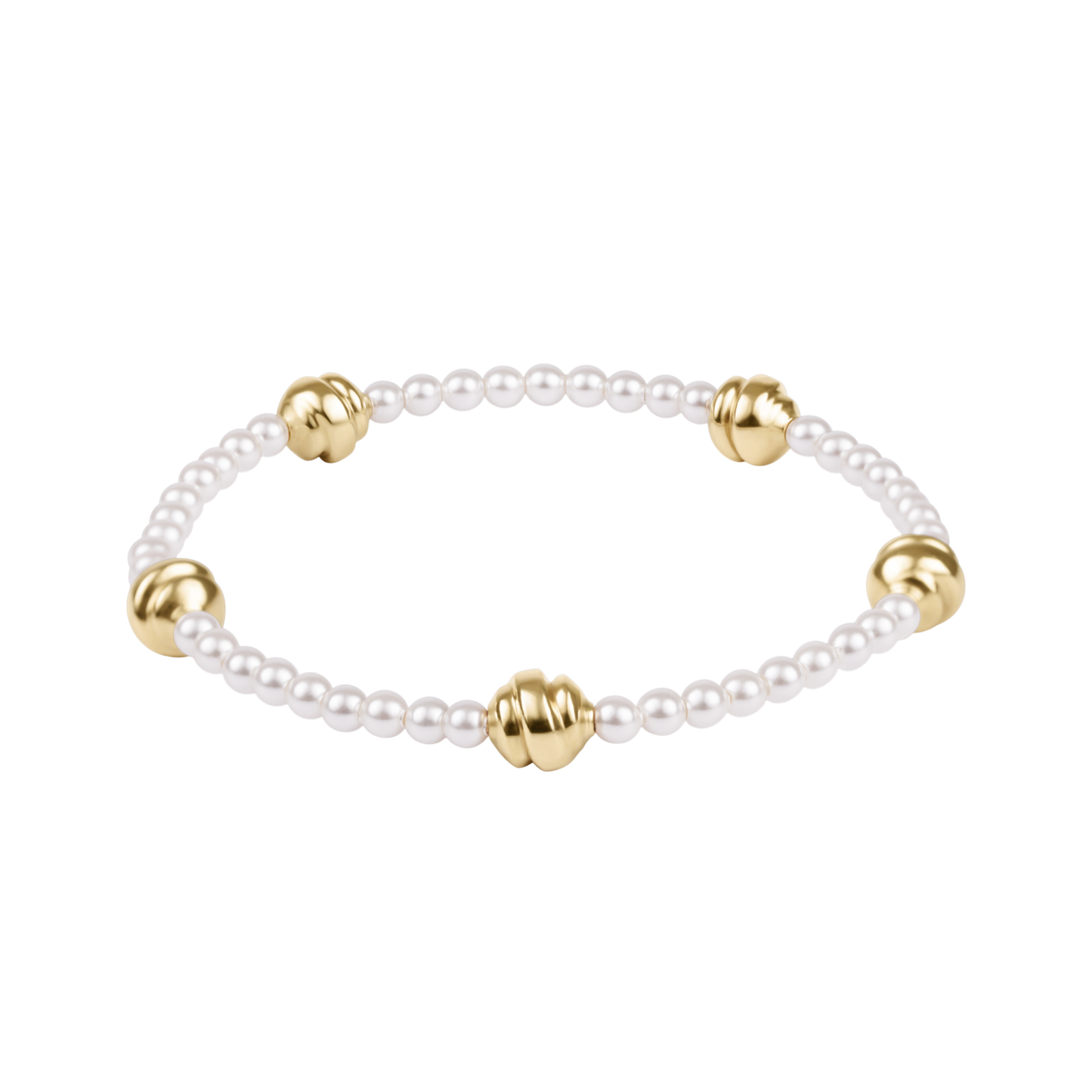 enewton Admire Small Gold 3mm Pearl Bracelet