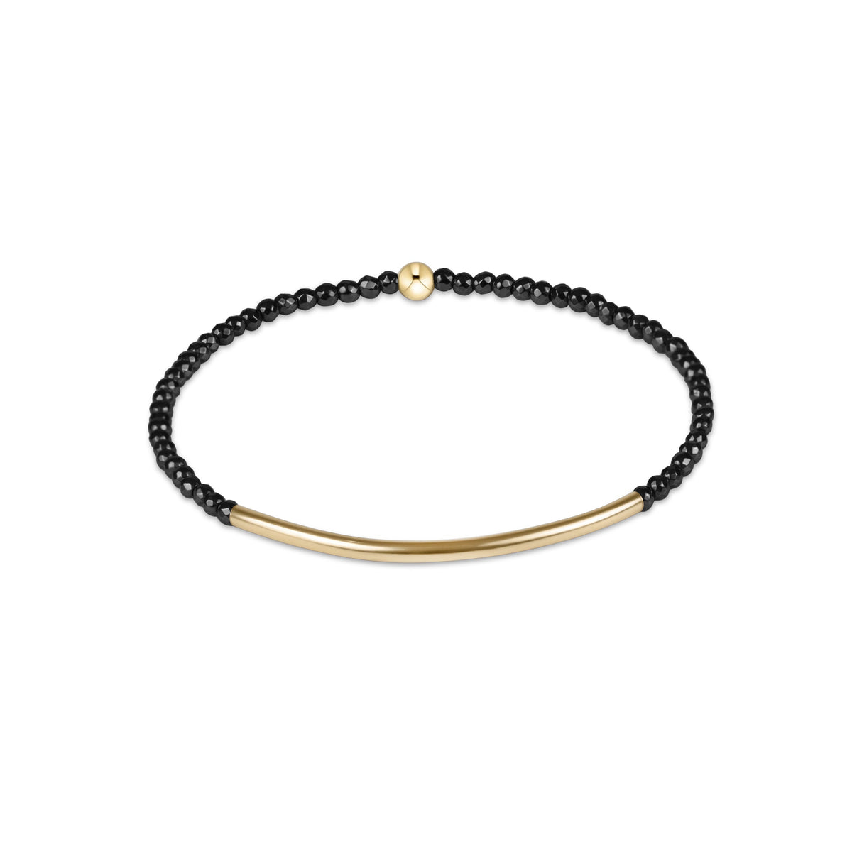 enewton Bliss Bar Gold 2mm Faceted Hematite Bracelet