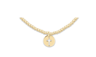 enewton Classic Gold 2mm Bracelet Blessed Small Gold Disc