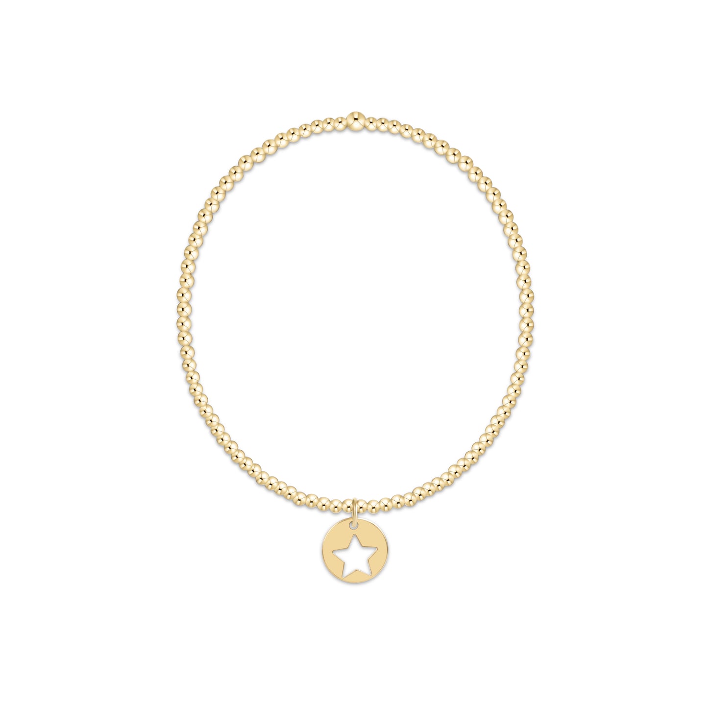 enewton Classic Gold 2mm Bracelet Star Small Gold Disc