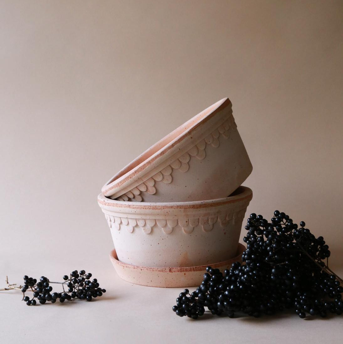 Berg's Potter Raw Rosa LOW Kobenhavner Pot
