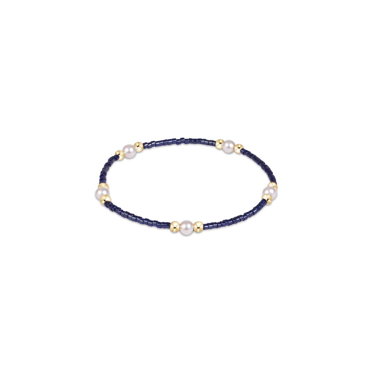 enewton Gameday Hope Purpose Pearl Bracelet in Navy