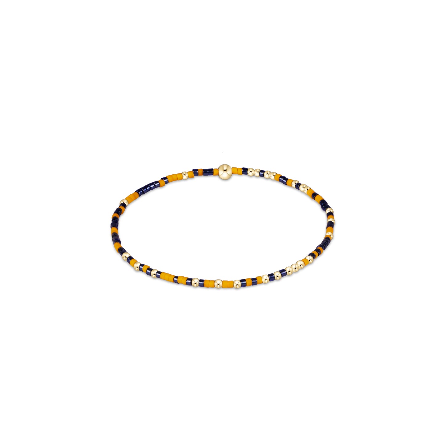 enewton Gameday Hope Unwritten Bracelet in Golden Yellow & Navy