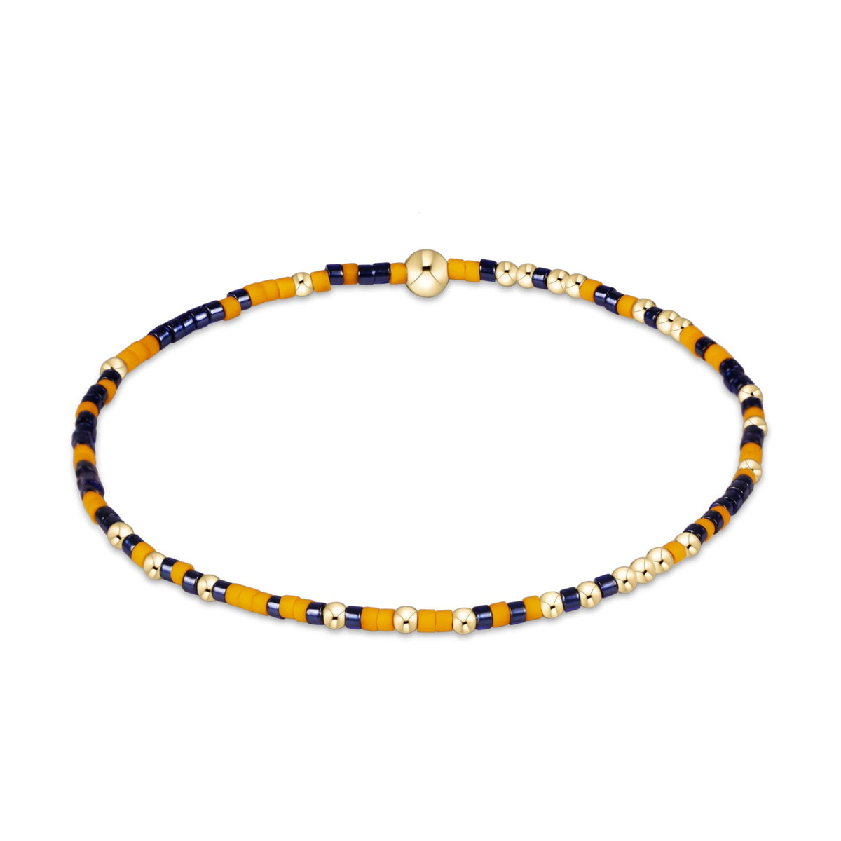 enewton Gameday Hope Unwritten Bracelet in Golden Yellow & Navy