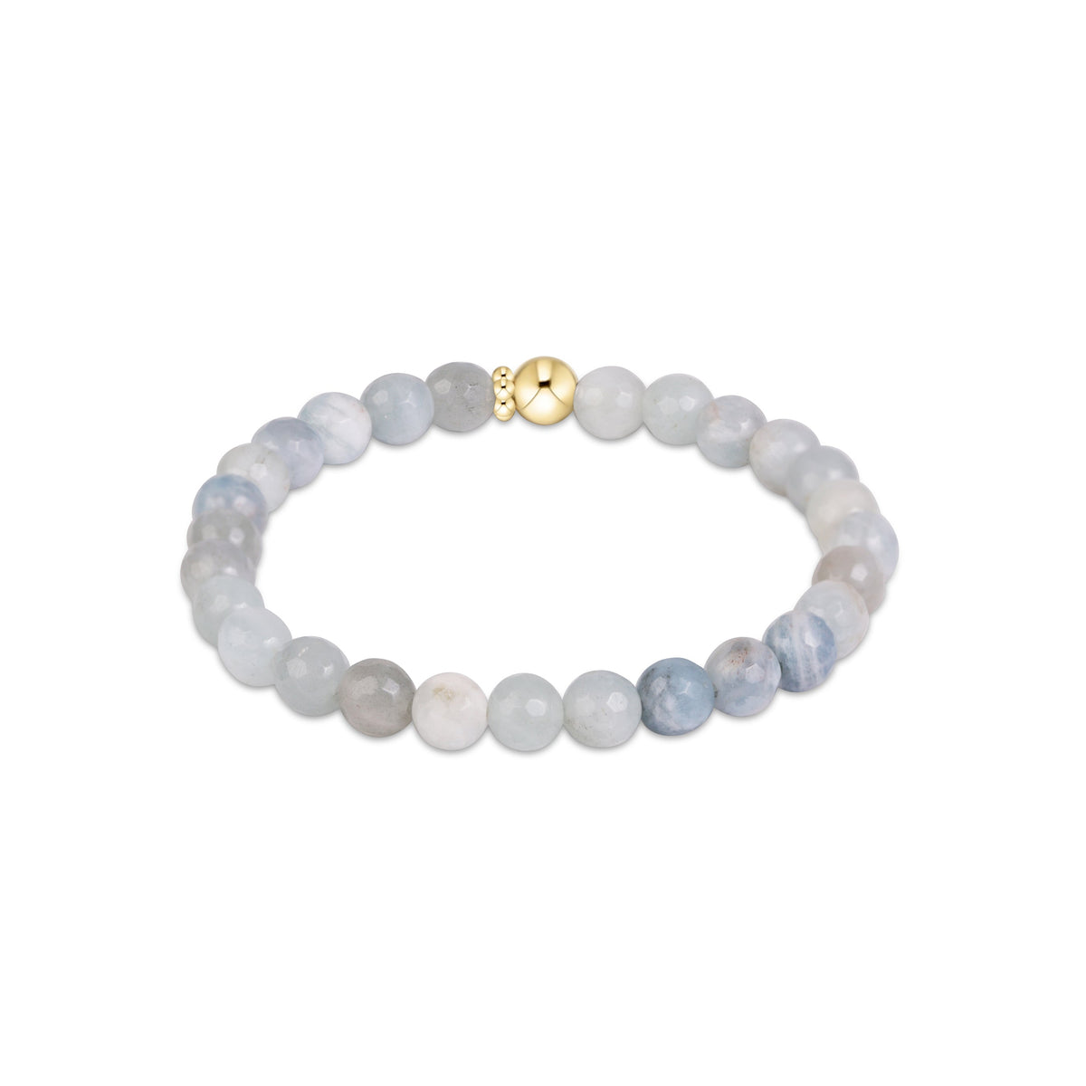 enewton Classic Gemstone 6mm Bracelet, Aquamarine