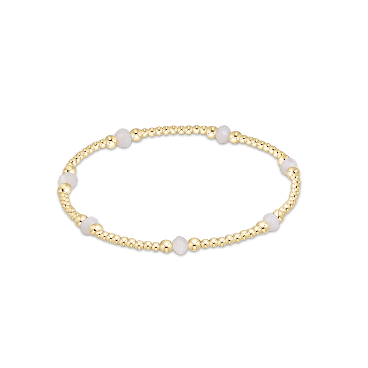 enewton Purpose Gemstone 4mm Bracelet, Mother of Pearl