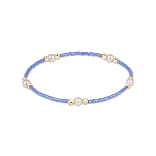 enewton Hope Purpose Pearl Bracelet, Bright Blue