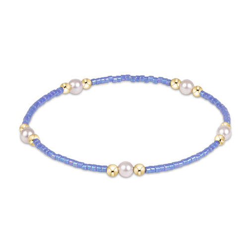 enewton Hope Purpose Pearl Bracelet, Bright Blue