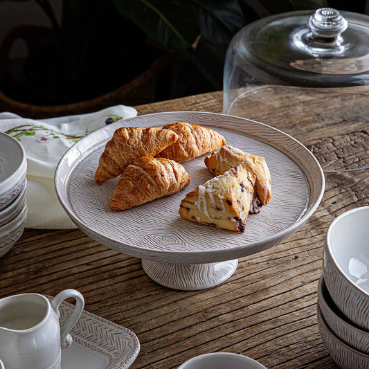 Juliska Blenheim Oak Cake Pedestal