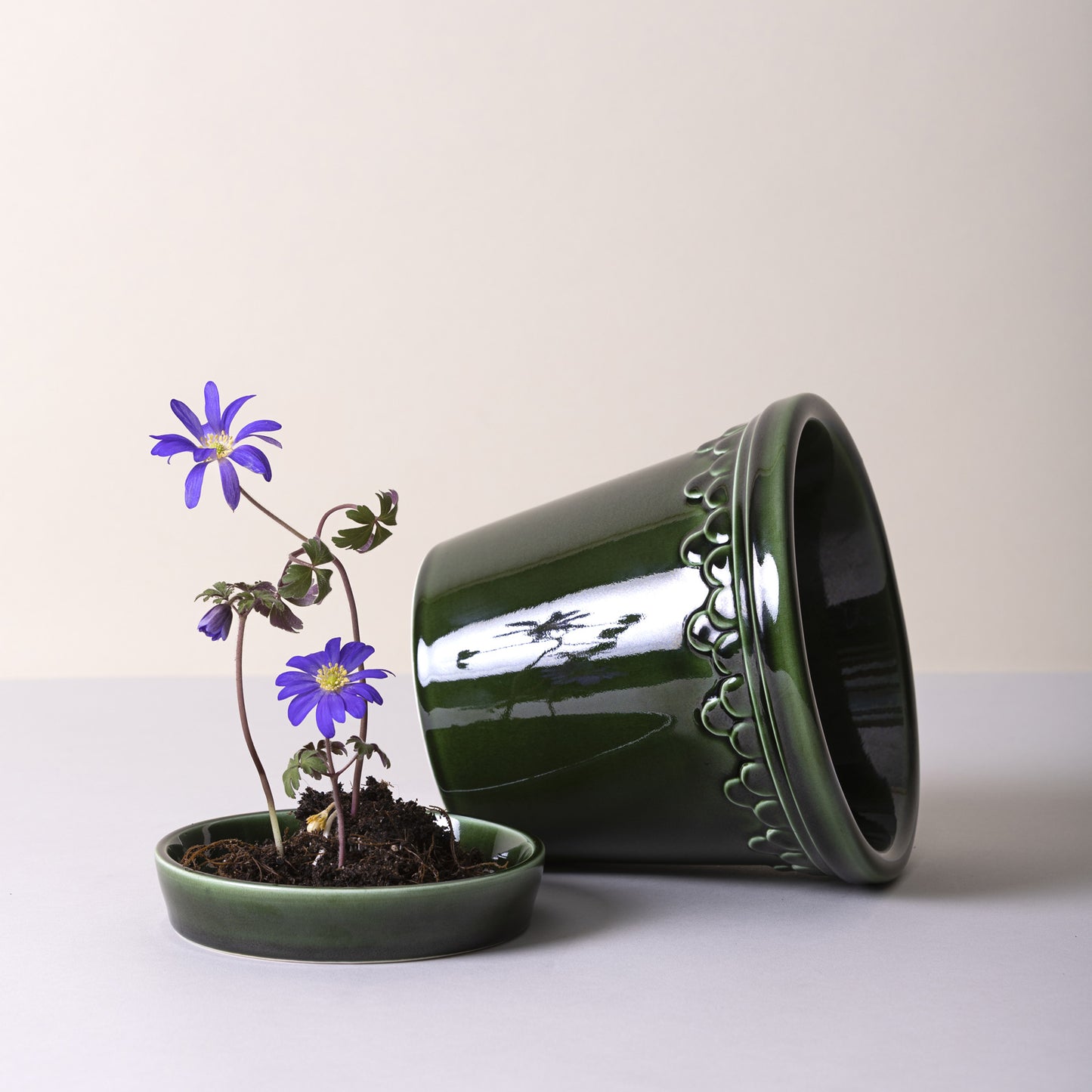 Berg's Potter Kobenhavner GLAZED Emerald Green