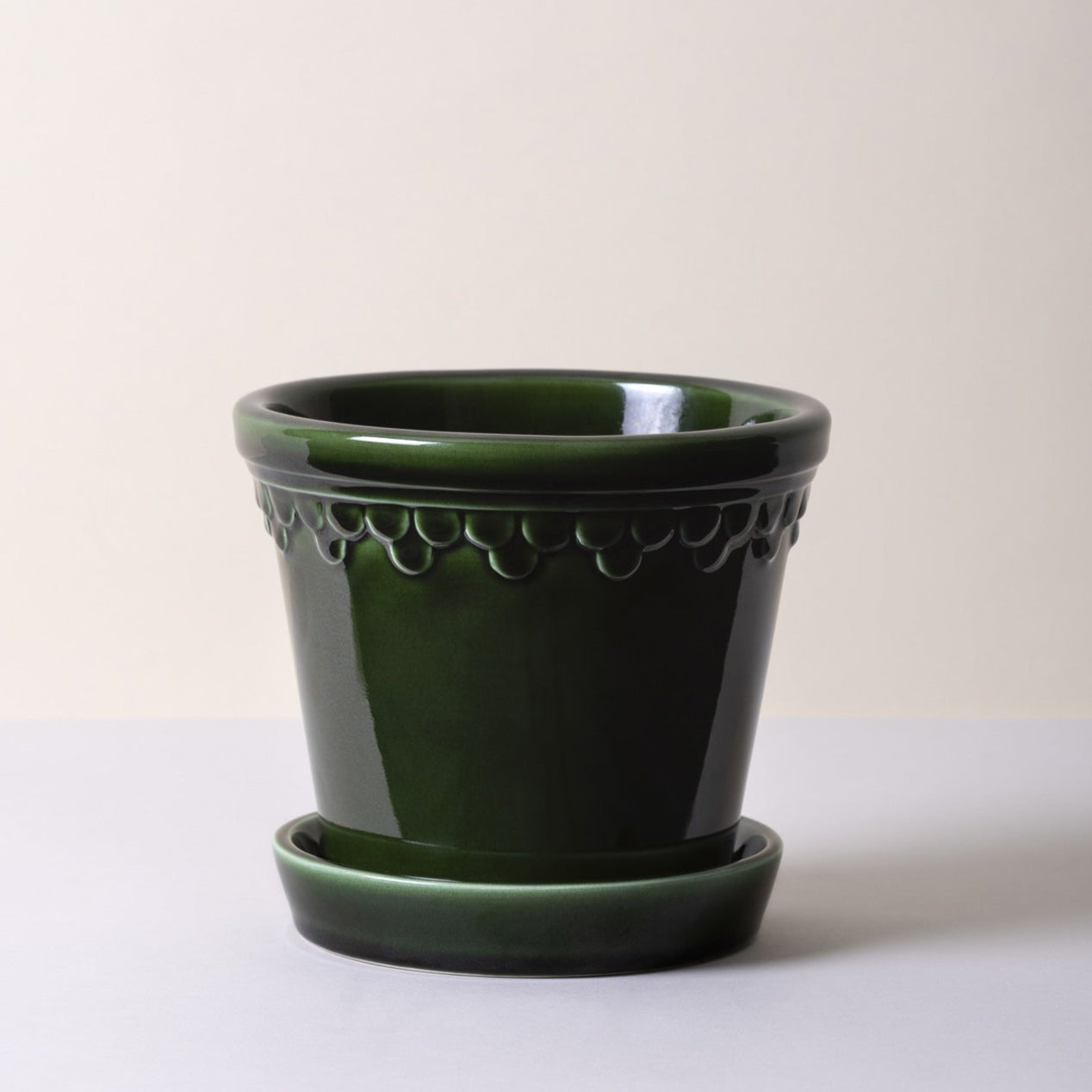 Berg's Potter Kobenhavner GLAZED Emerald Green