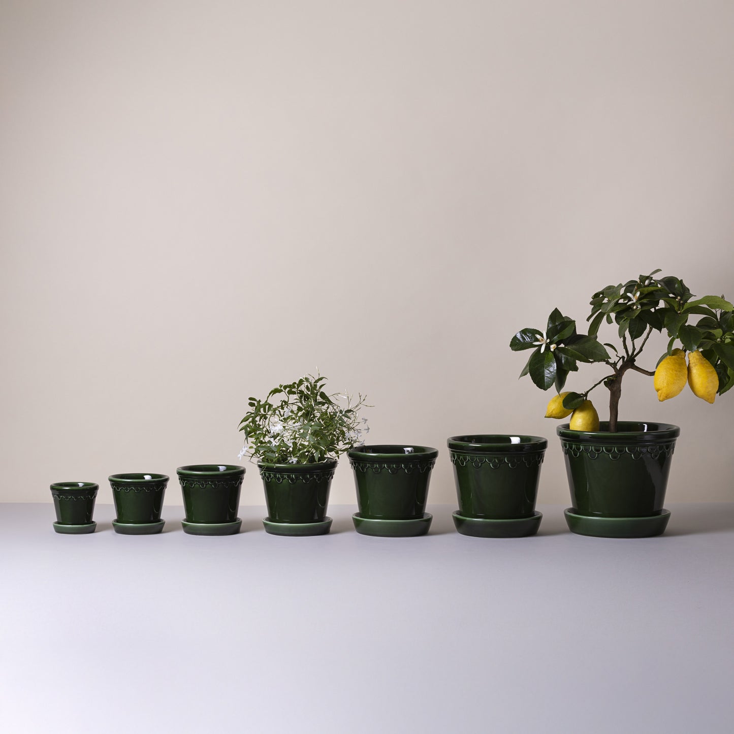 Berg's Potter Kobenhavner GLAZED Emerald Green