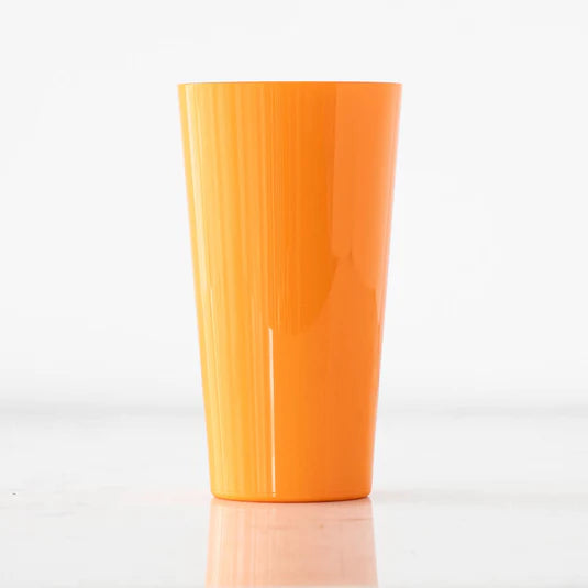 Orange Acrylic Pint Glass