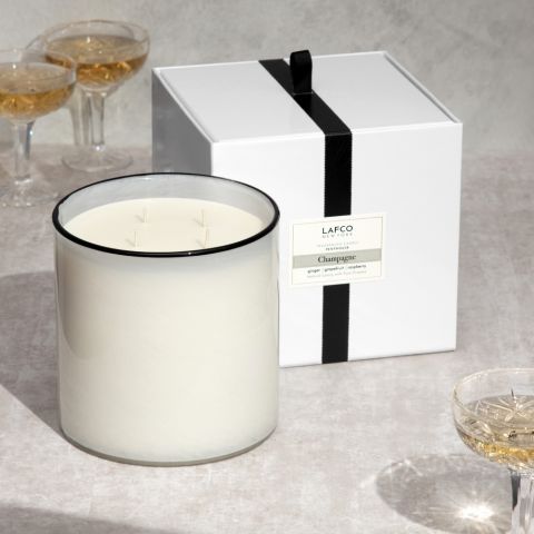 Champagne 86 oz. 4-Wick Luxe Candle, LAFCO