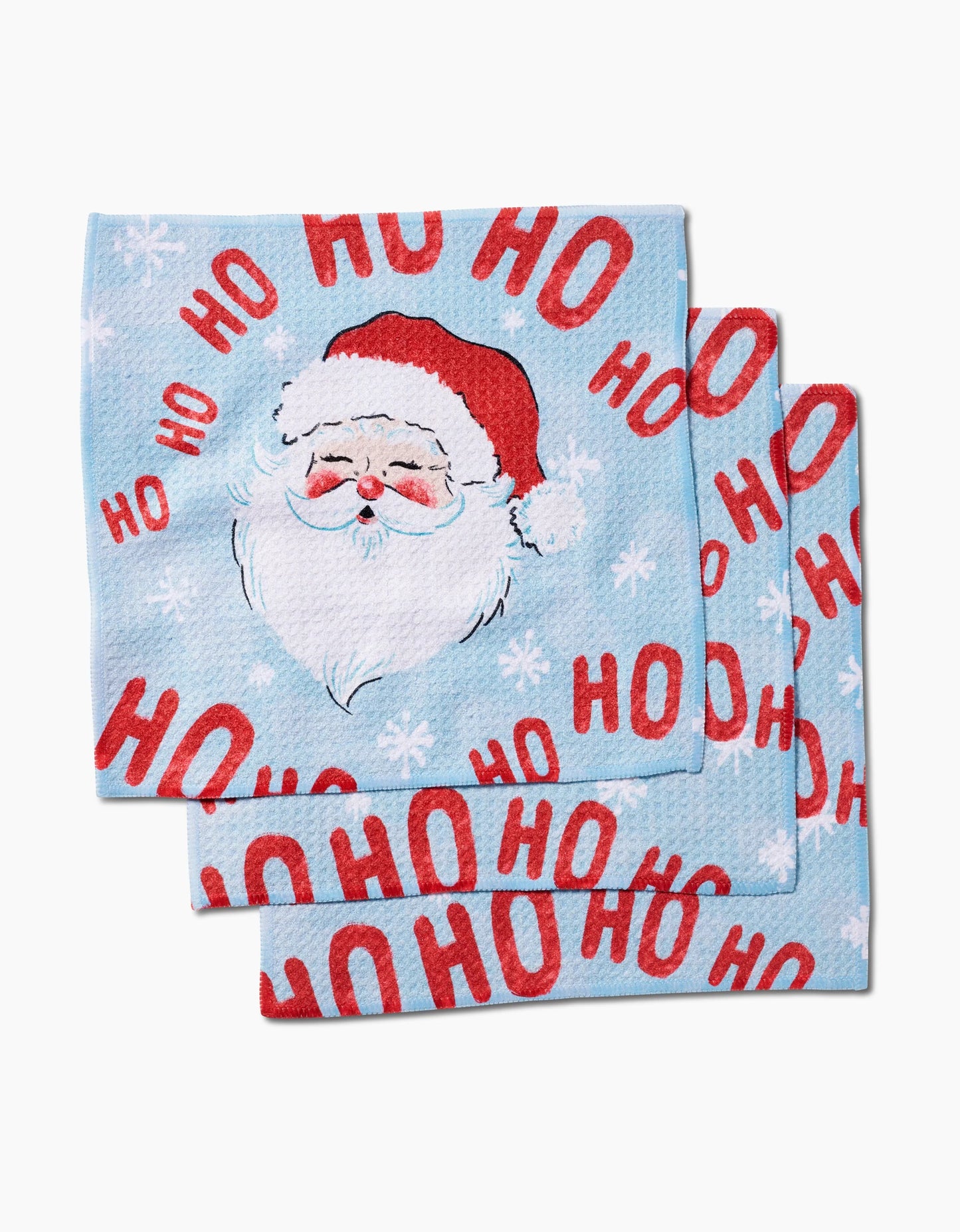 Merry Santa Dishcloths, Geometry