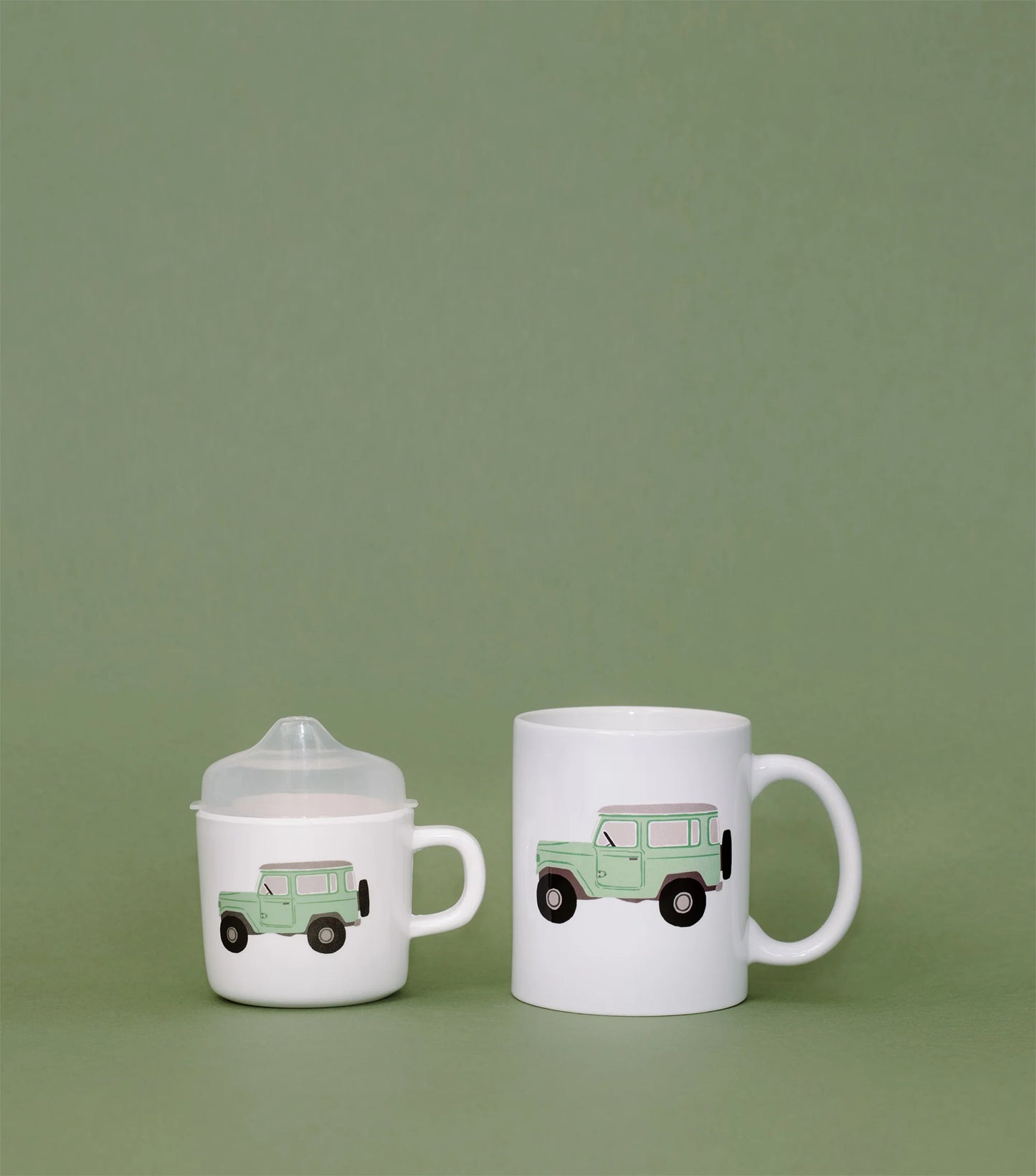 Helmsie Vintage Truck Two Of A Kind Cup Set