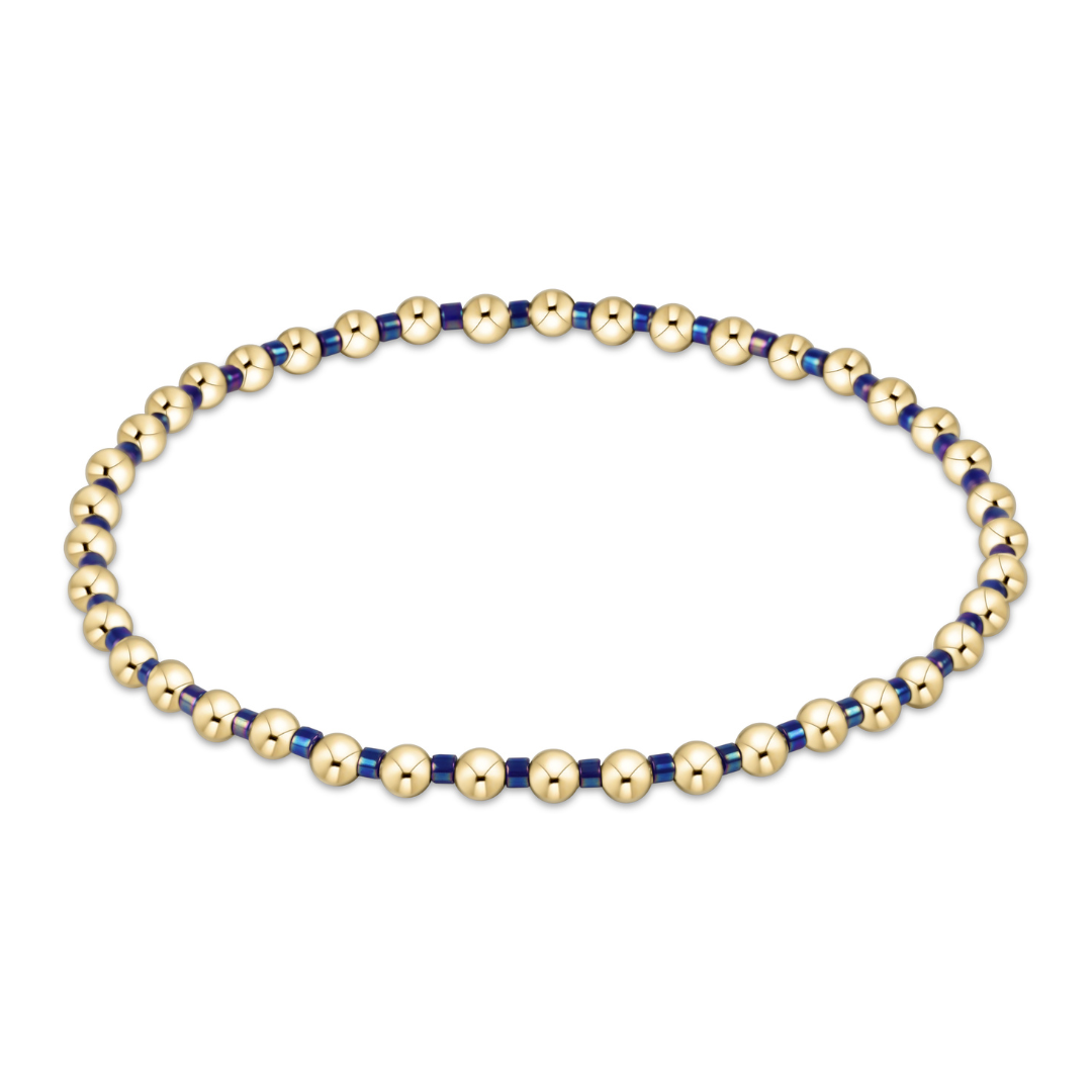 enewton Hope Grateful Pattern, Blue Metallic