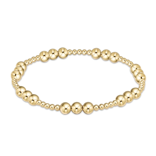 enewton Extends - Classic Joy Pattern 5mm Bead Bracelet Gold