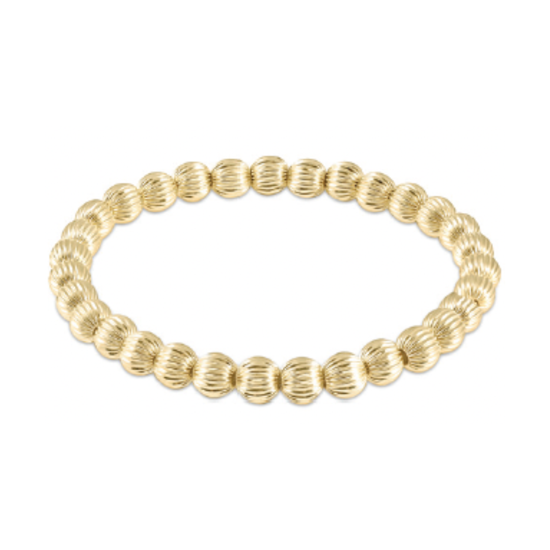 enewton Extends - Dignity Gold 6mm Bead Bracelet