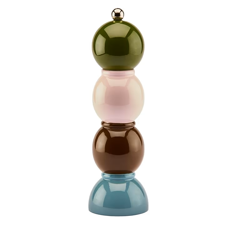 24cm Khaki Multi Bobbin Salt or Pepper Mill
