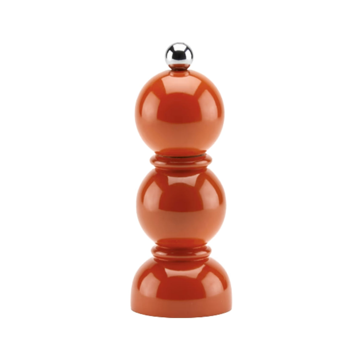 MINI (14cm) Orange Bobbin Salt or Pepper Mill