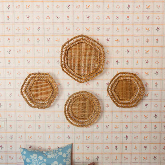 Hexagonal Woven Basket