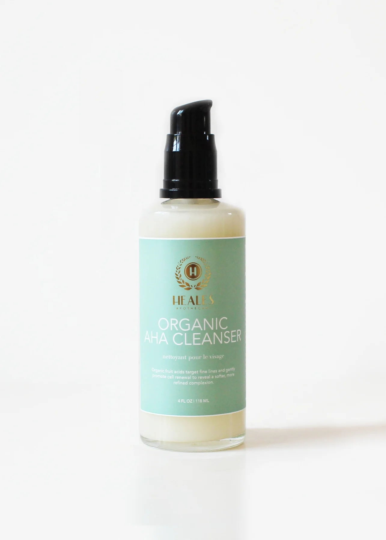 Heales Body Wash Organic AHA Face Cleaner