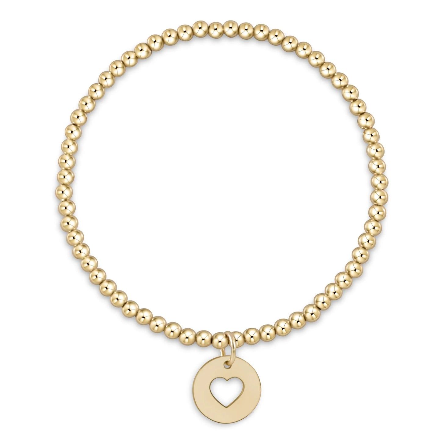 enewton Classic Gold 3mm Bracelet Love Gold Disc
