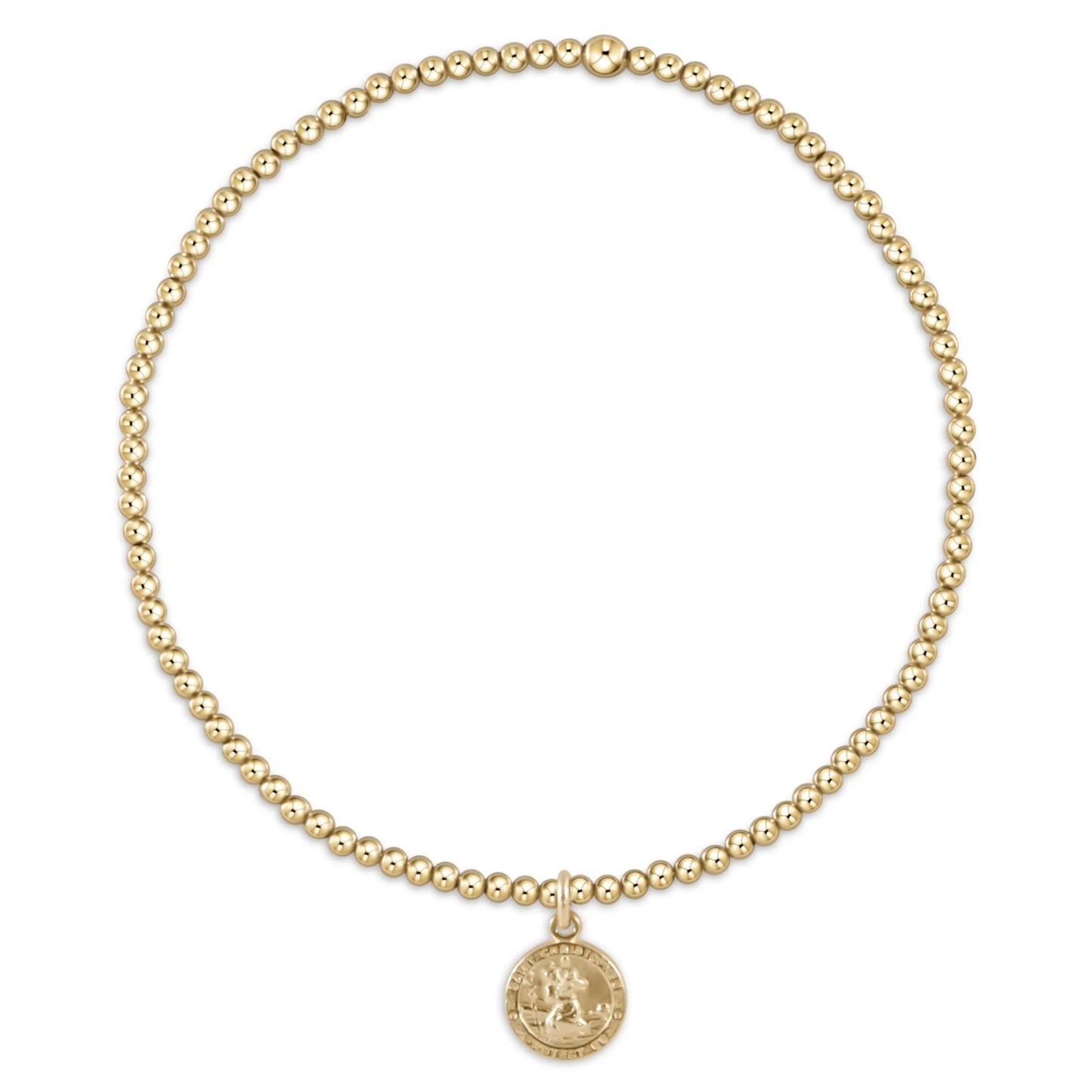 enewton Classic Gold 2mm Bracelet Protection Small Gold Disc