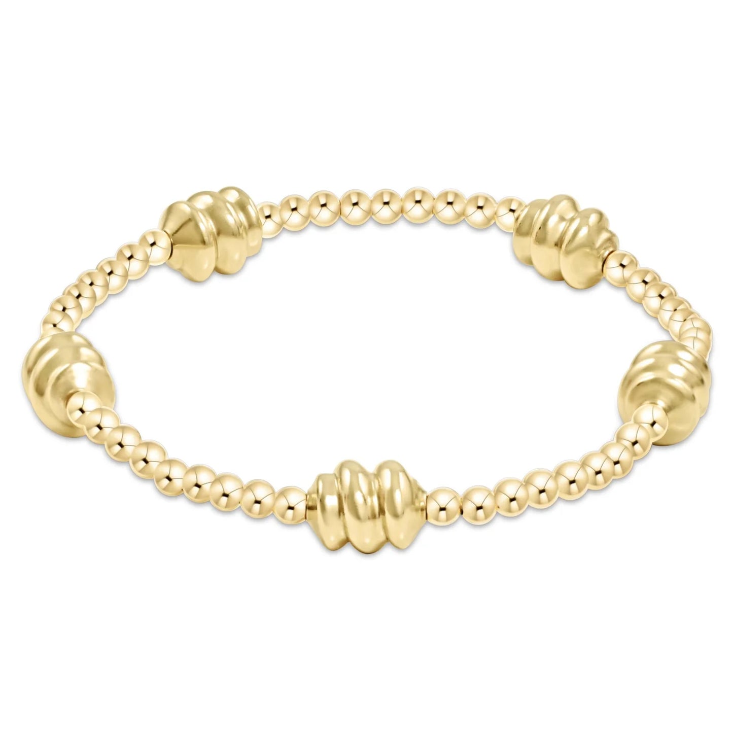 enewton EXTENDS Admire Gold 3mm Bead Bracelet Gold