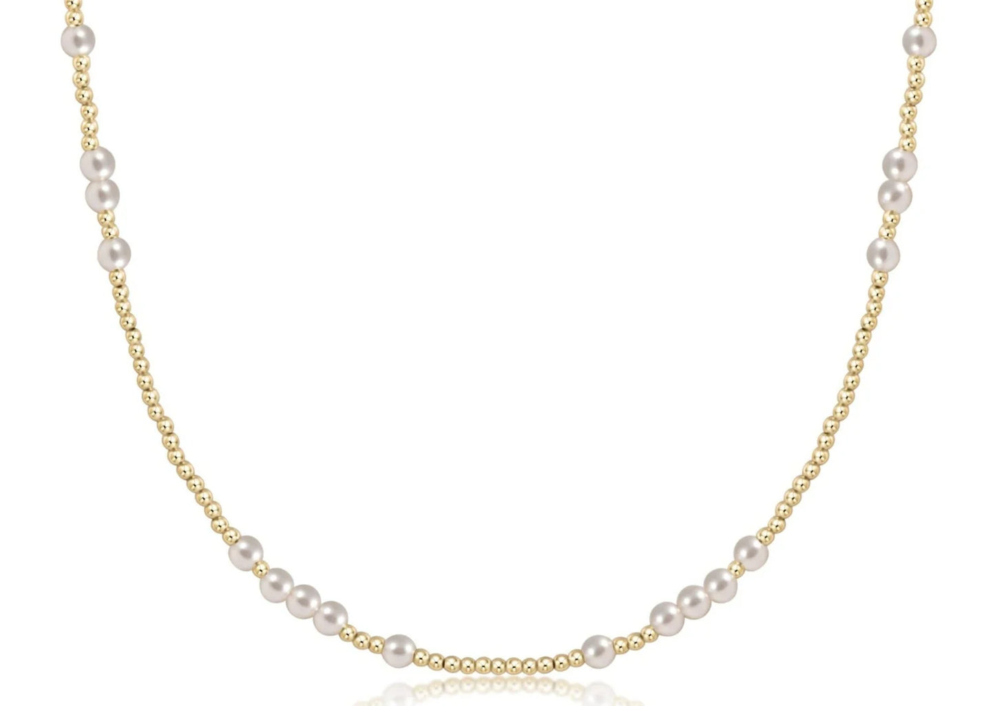 enewton 15" Choker Hope Unwritten 4mm Pearl Necklace