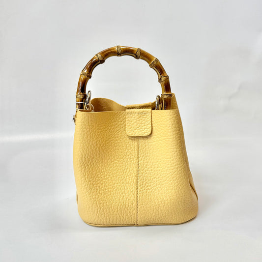Bamboo Handle Handbag