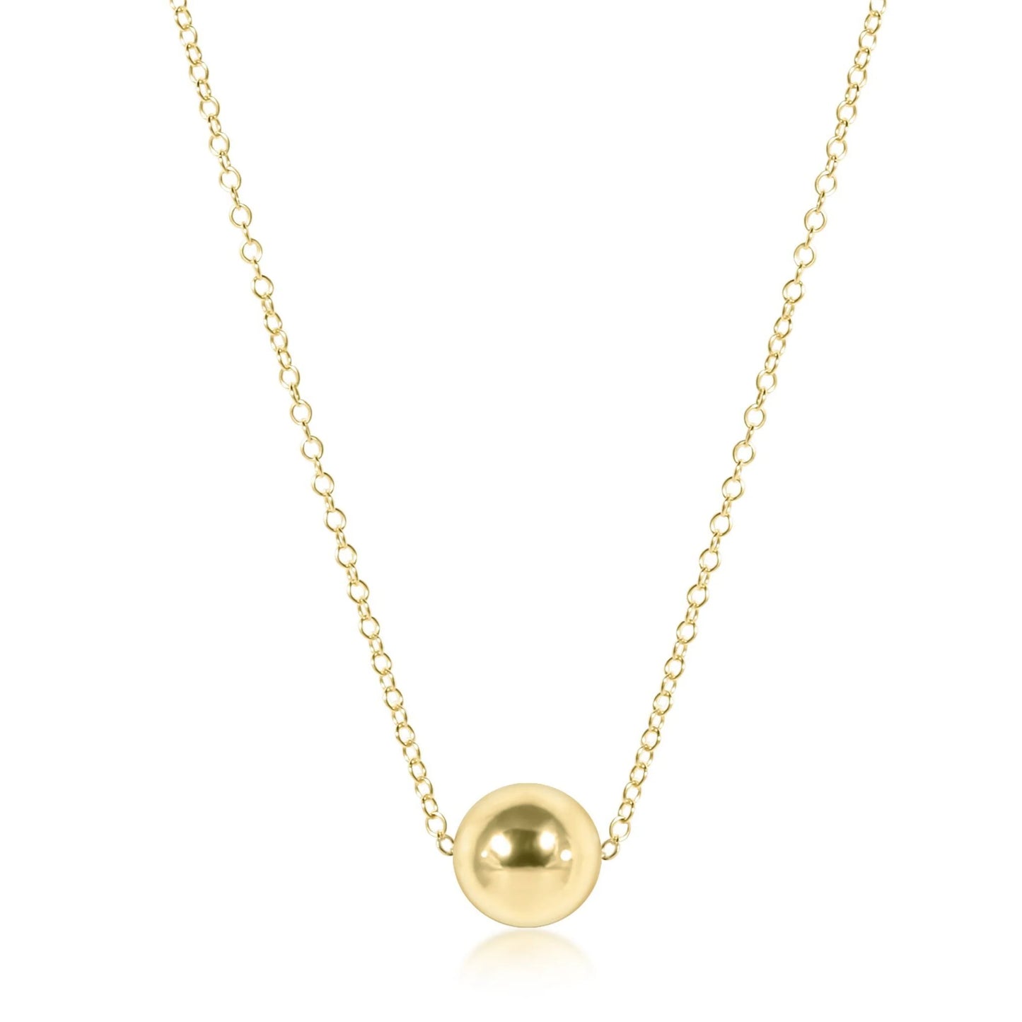 enewton 16" Necklace Gold Classic Gold 8mm Charm