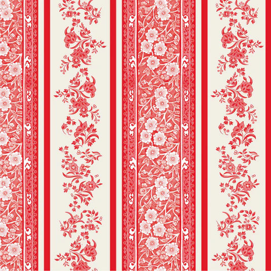 Red Burleigh Stripe Napkins
