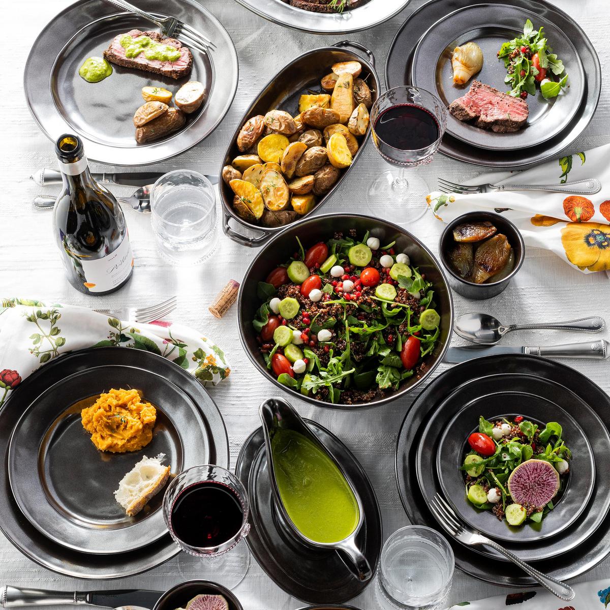 Juliska Pewter Stoneware 10" Serving Bowl