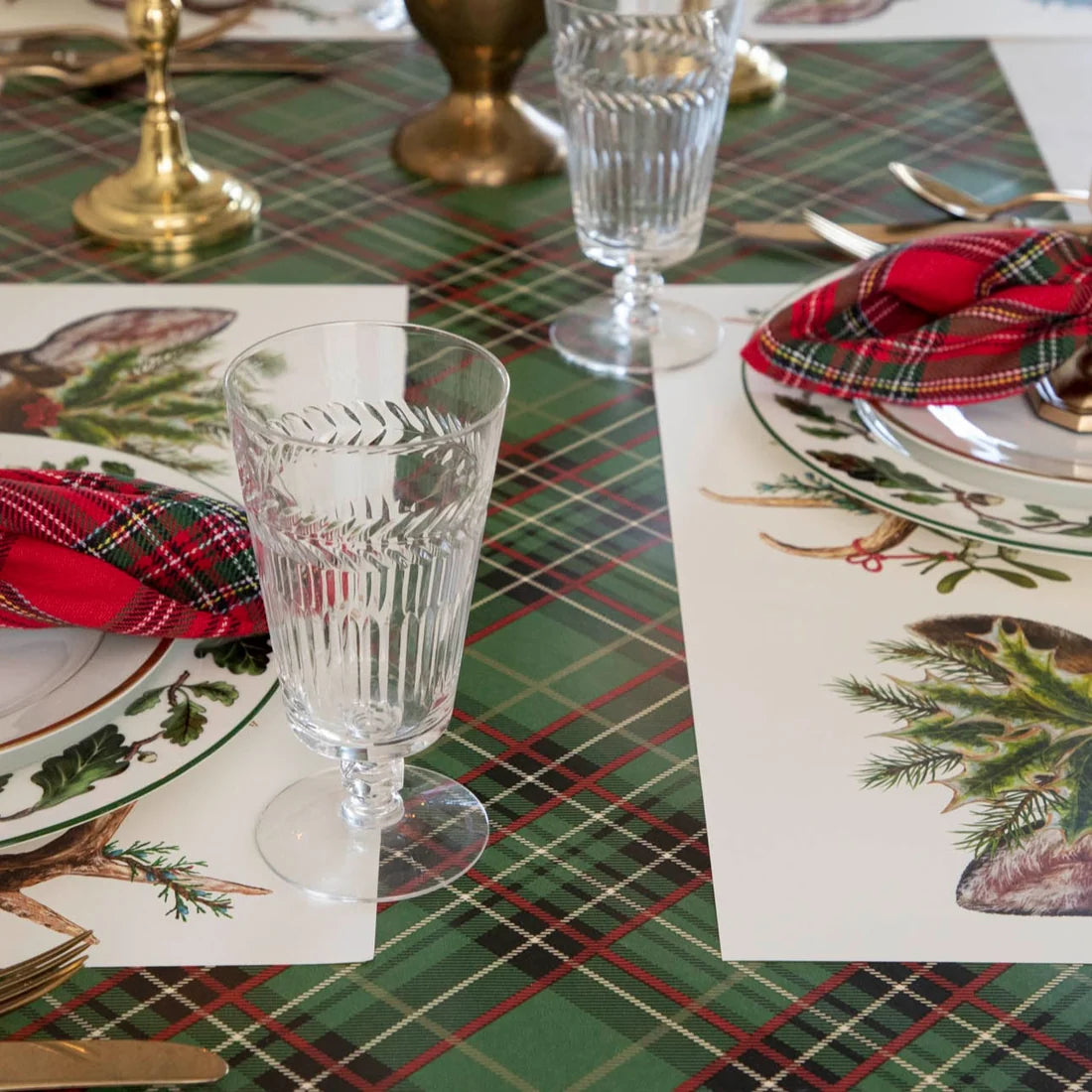 Green Plaid Runner