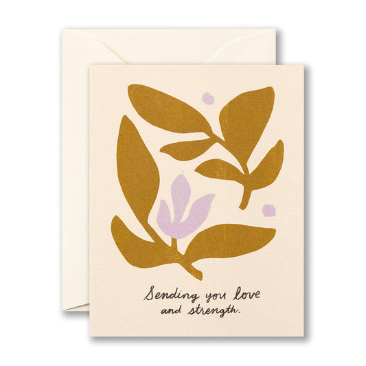 "Sending You Love and Strength....." - Love Muchly Thinking of You Card