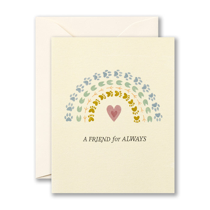 "A Friend For Always....." - Love Muchly Pet Sympathy Card