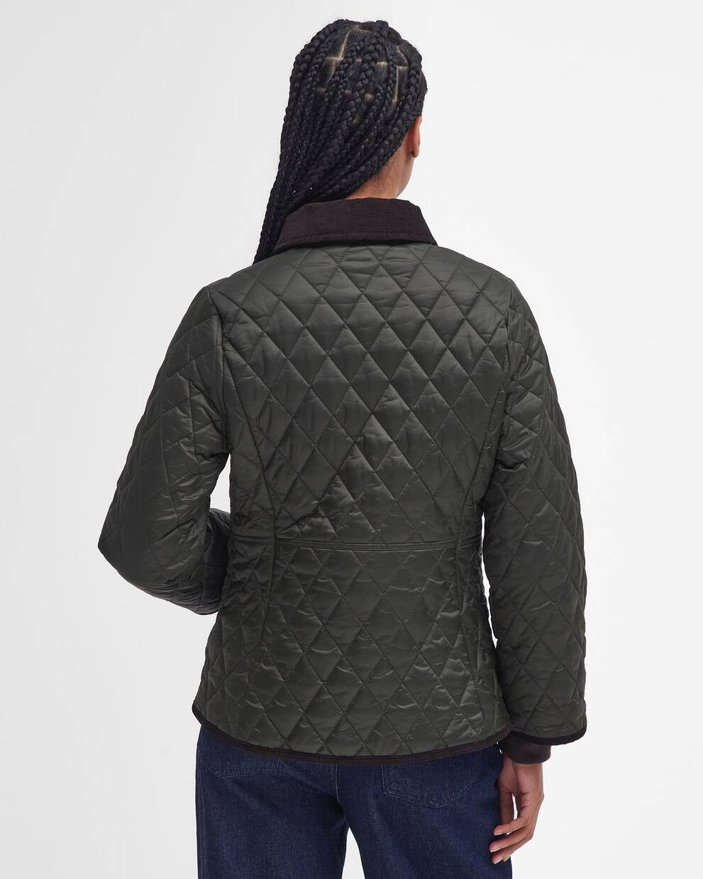 Barbour Women's Fitted Beadnell Quilted Jacket in Sage/Ancient