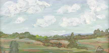"Rolling Hills" Painting