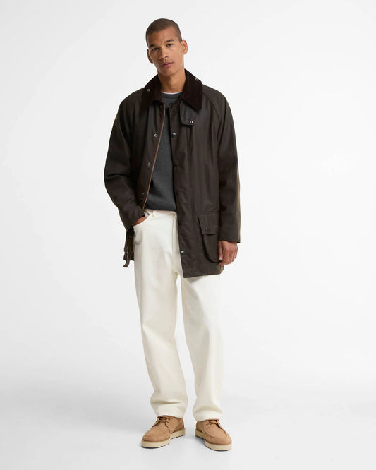 Barbour Men's Classic Beaufort Wax Jacket in Olive