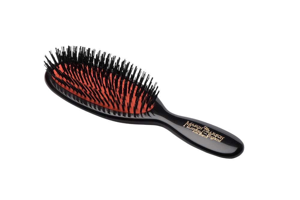 Mason Pearson Pocket Bristle Pure Boar Bristle- Dark Ruby