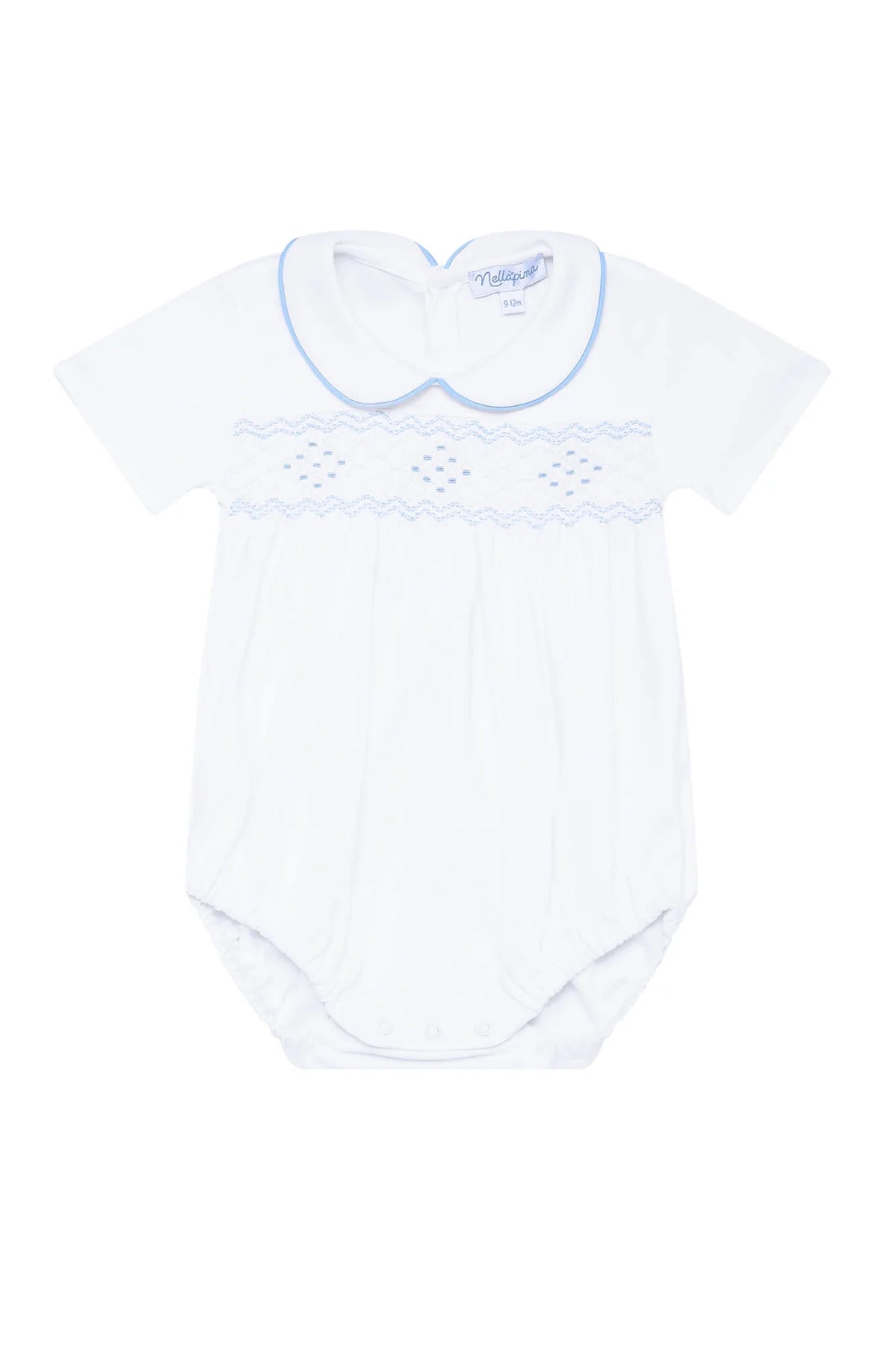 Nella Smocked Blue Bubble