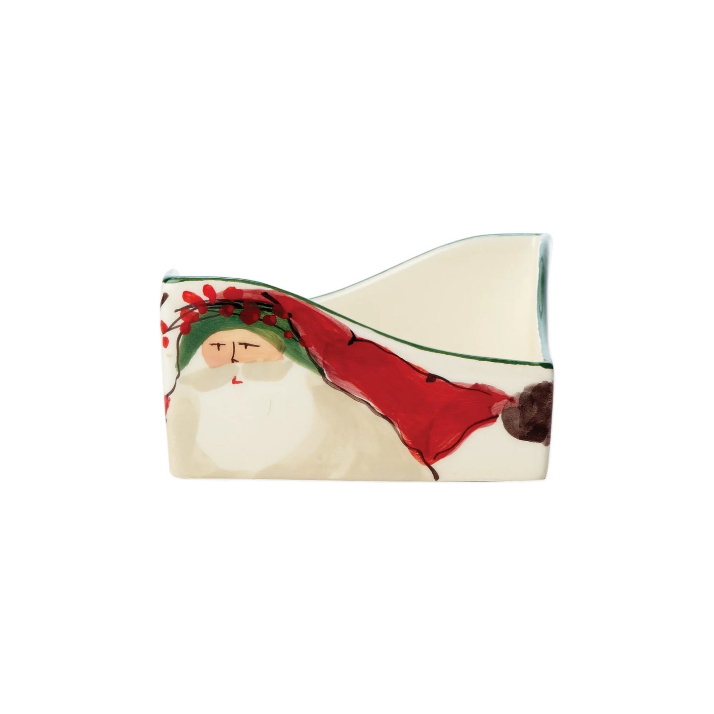 Vietri Old Saint Nick Cocktail Napkin Holder