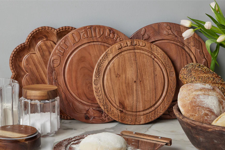 "Bread" Vintage English Bread Board, Small