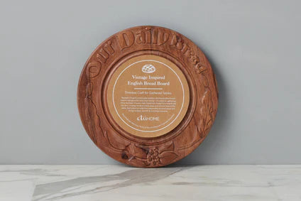 "Our Daily Bread" Vintage English Bread Board, Medium