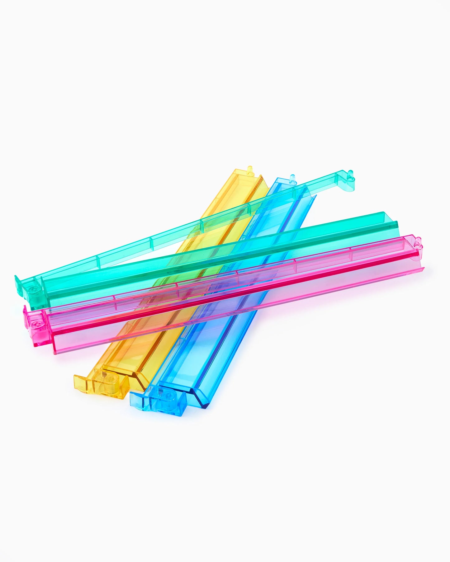 Multicolor Acrylic Mahjong Rack & Pusher Set