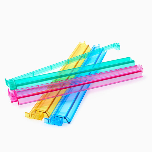 Multicolor Acrylic Mahjong Rack & Pusher Set