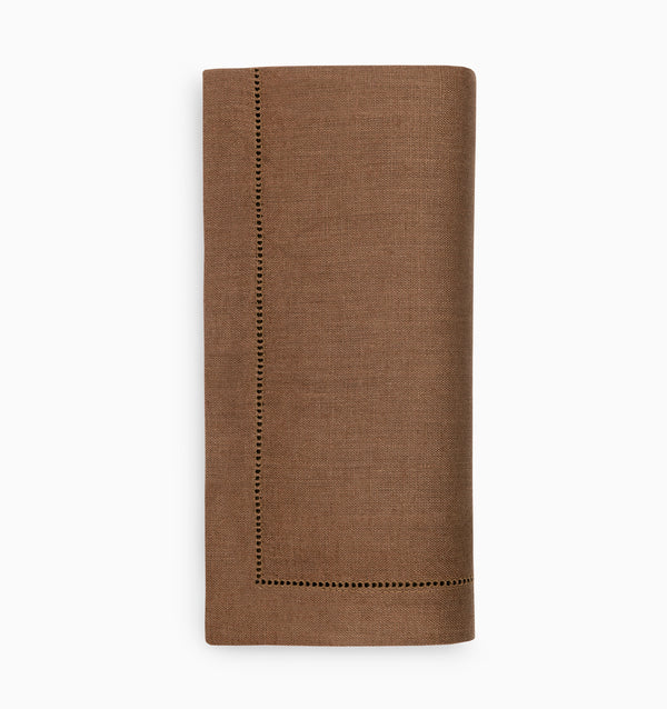 Sferra Linen Dinner Napkins 20" x 20" Hazelnut (Set of 4)