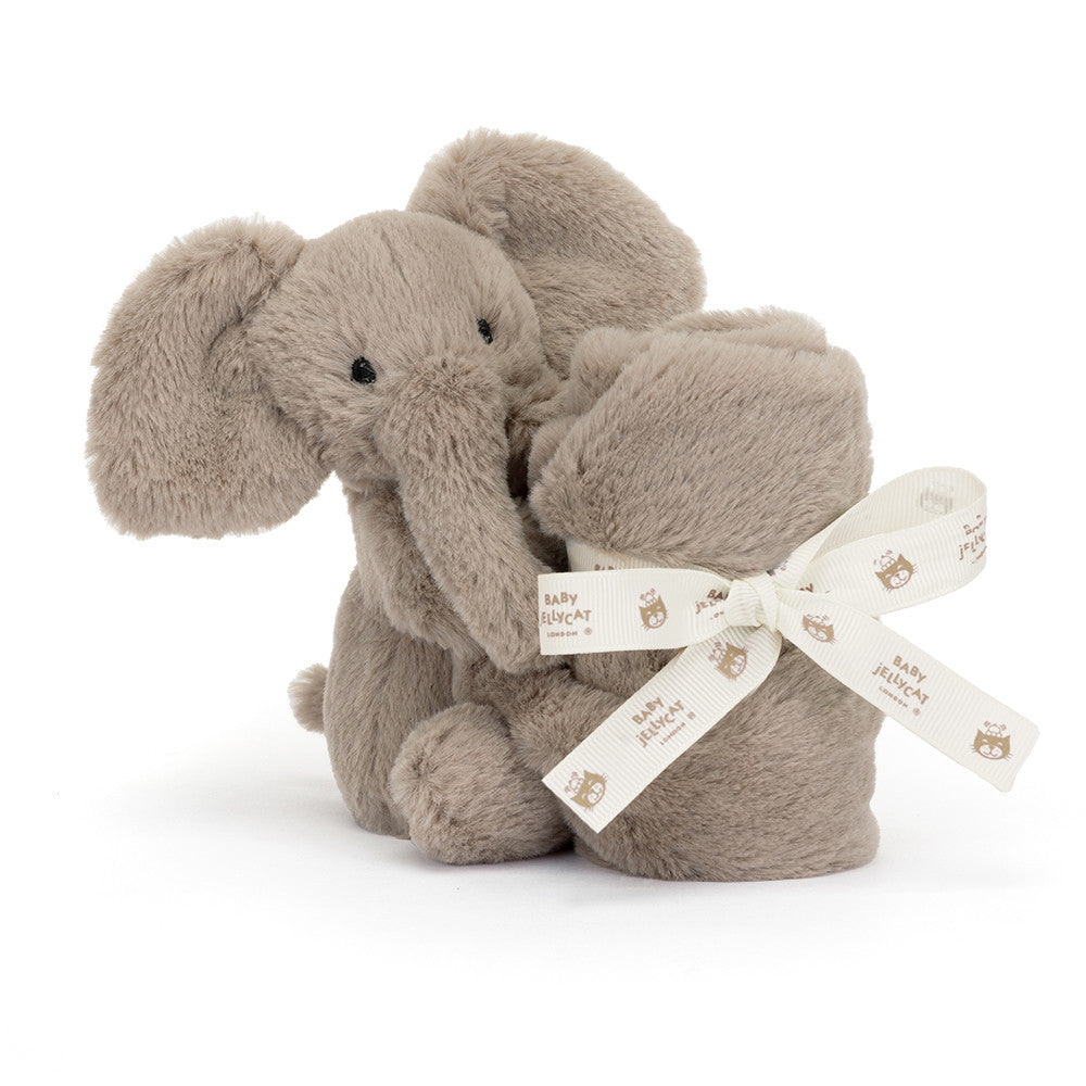 Smudge Elephant Soother in Gift Box, Jellycat